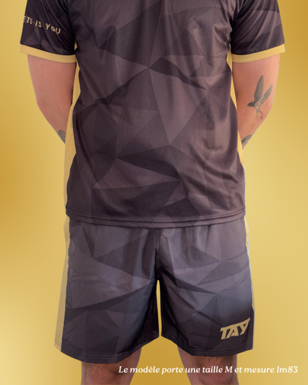 Short Élite Noir & Doré