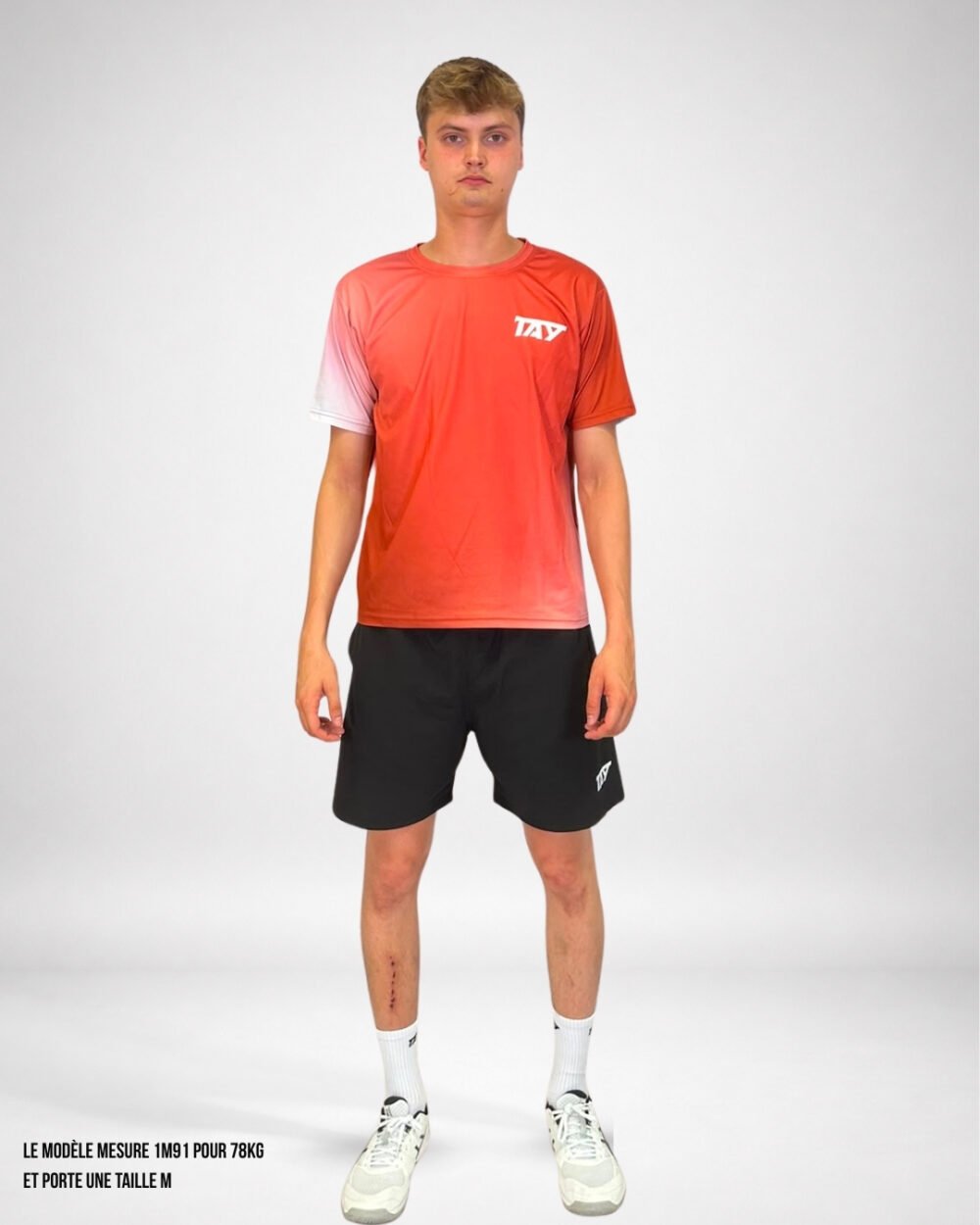TAY GRADIENT ROUGE 1 Maillot Gradient Rouge
